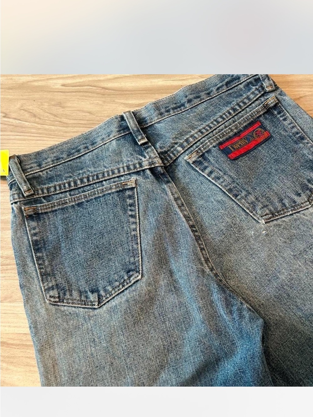 Vintage-Inspired Men's Blue Denim Jeans